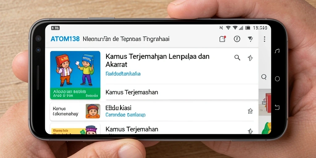Tampilan antarmuka ATOM138 yang sederhana dan efisien.