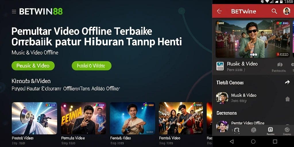 Antarmuka aplikasi BETWIN88 yang intuitif dan menarik.