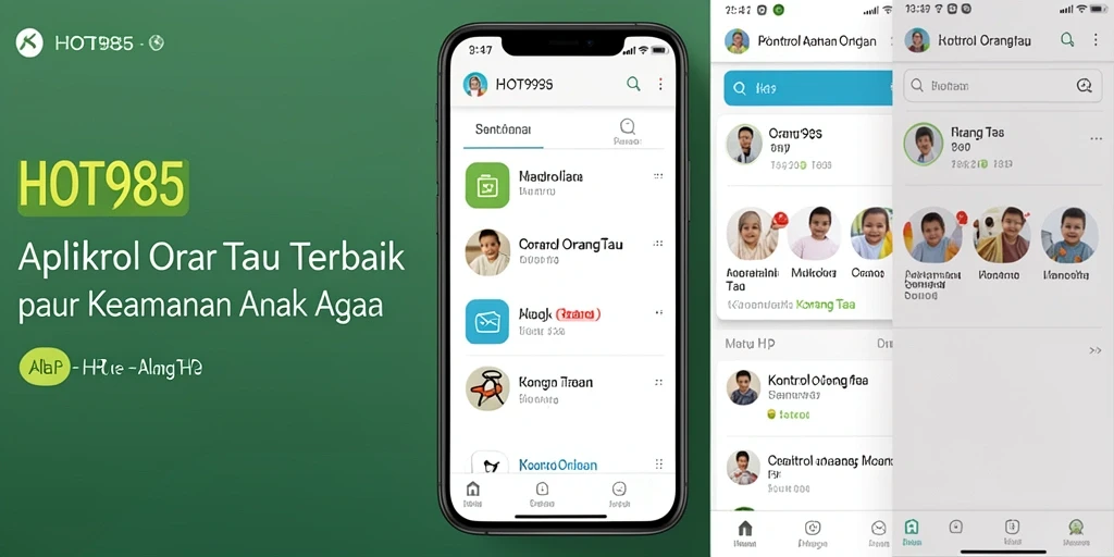 Antarmuka HOT985 yang menampilkan kontrol orang tua yang efektif.