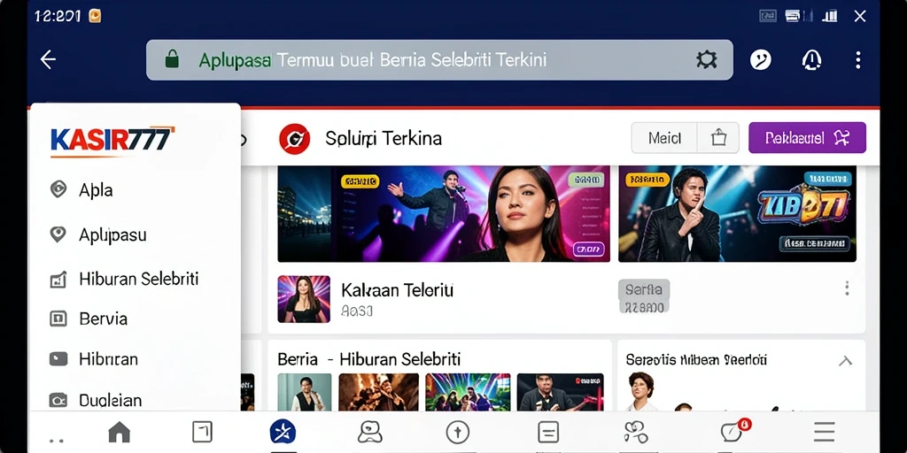 Tampilan antarmuka KASIR777 yang menarik dan informatif.