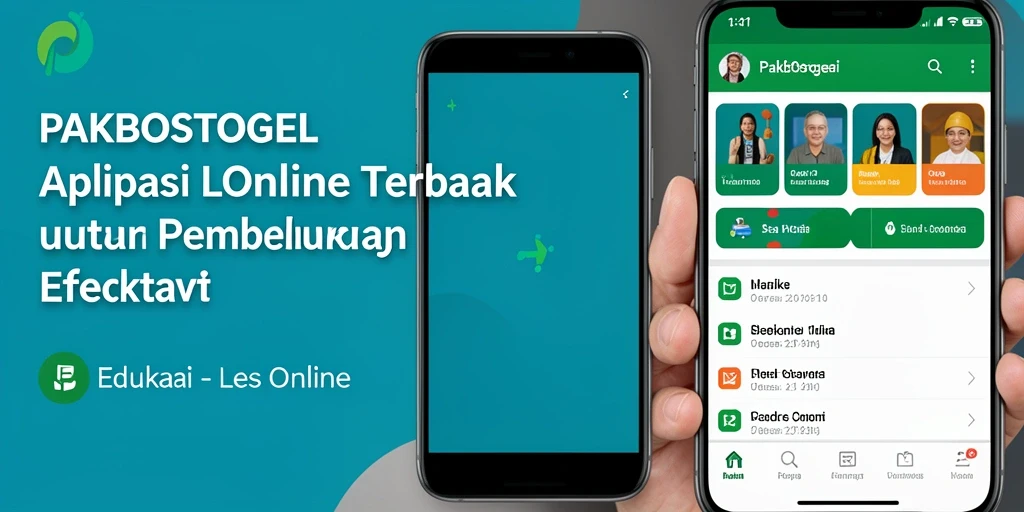 Tampilan antarmuka PAKBOSTOGEL yang menarik dan mudah digunakan.