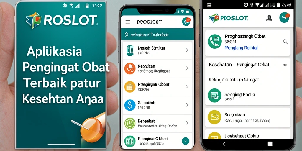 Tampilan antarmuka PROSLOT yang intuitif dan mudah digunakan.