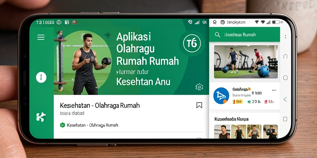 Tampilan antarmuka pengguna aplikasi T6 yang intuitif dan bersahabat.