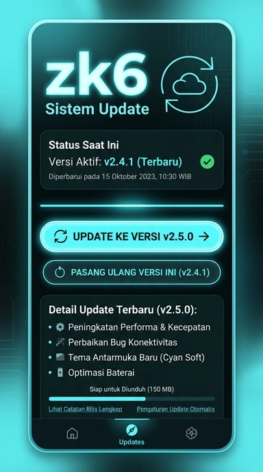 Riwayat Versi zk6 untuk Pengguna Android